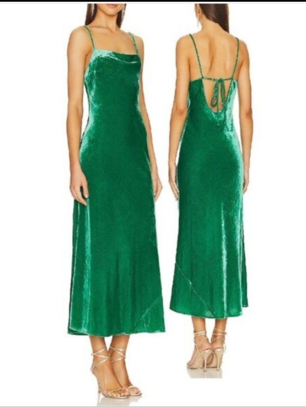 NWOT RHODE Jemima Dress in EmeraldRhode size 4